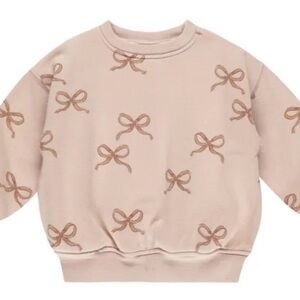 Rylee and cru Pink Bow Sweatshirt